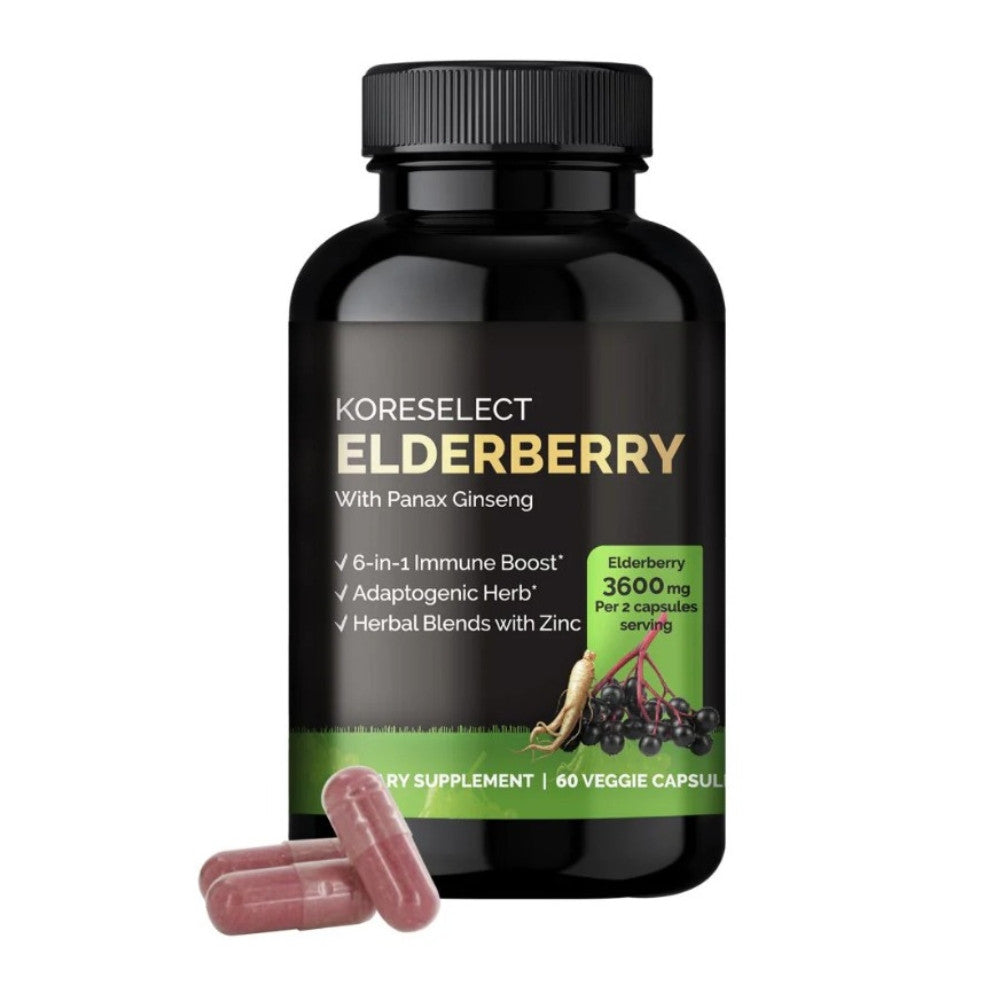 Jung Kwan Jang Koreselect Elderberry6in1 Immune Boost Capsules 60Ea
